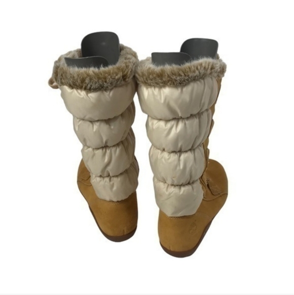 Timberland Lace up Faux Fur Boots - Picture 3 of 7